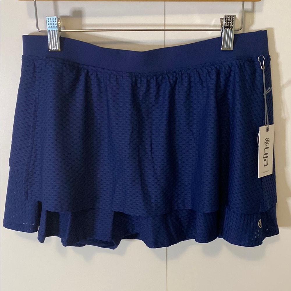 LIJA Rich Blue Tennis Skirt. Made in Canada. NEW